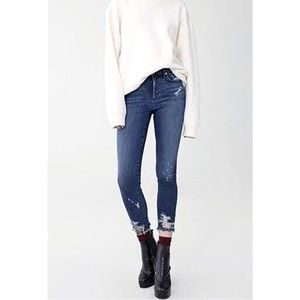 Agolde Sophie Hi Rise Crop Jeans in Paradox Size 27